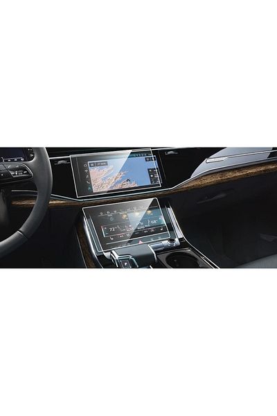 ZDN Case For Audi Q8 2020-2023 Multimedia Dual Nano Screen Protector Navigation Screen Protector