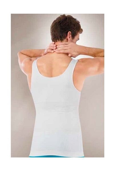 bonbonetti chocolate baby&kids Bonbonetti Men's White Corset Tank Top