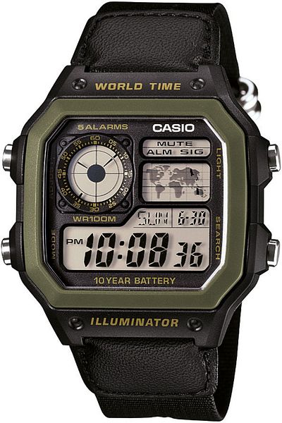 Casio Ae-1200Whb-1Bvdf Men's Wristwatch
