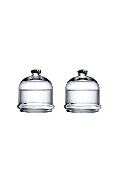 Paşabahçe Basic Breakfast Bowl with Lid Set of 2 96814