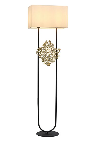 pulchino Siyah/sarı Yaldız Boyalı Modern Lambader Plc-1213-l-bsy