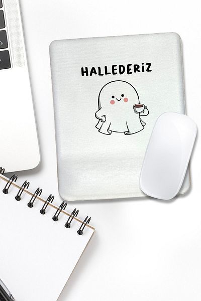 fafaatölye Mouse Pad Printed Wrist Support We Can Handle It