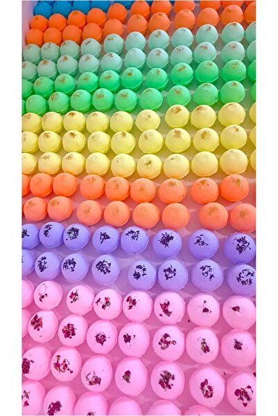 star bathbomb starbomb 100 Adet Karışık Manikür ve Pedikür Topu / Nem Bombası...