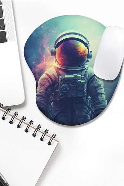 fafaatölye Mouse Pad Printed with Wrist Support
