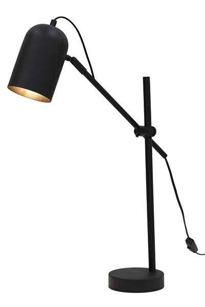pulchino Siyah Boyalı Modern Masa Lambası Plc-1214-m-bsy