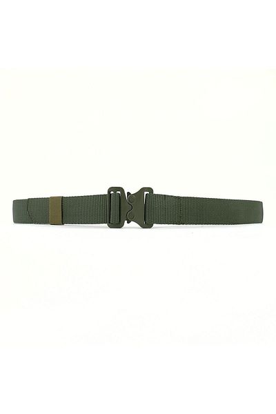KORDAK Khaki Plastic Buckle Cobra Frk Model Belt - Outdoor Bandolier