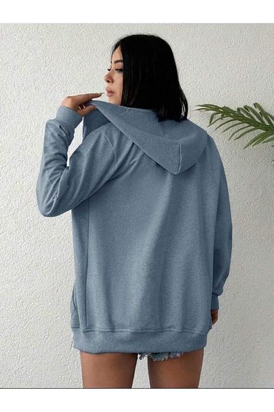Miyalon Dámská barevná mikina na zip s kapucí