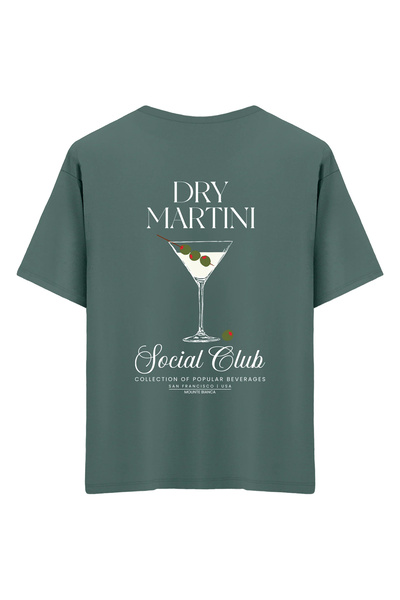 Mounte Bianca Unisex suvi martini - Oversize kroj T-shirt