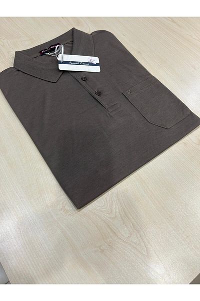 KEMAL EKİNCİ Quality Men's Polo Collar Pocket T-Shirt