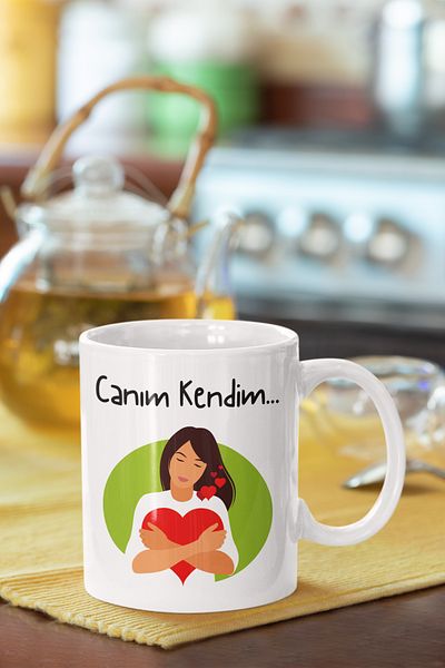 qoeuyl boutique White Hijabed My Dear Myself Printed Mug - Gift Women's Option