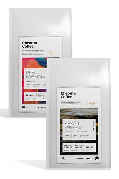 Chroma Coffee Signature Series Core Coffee Set-4 100% Qualified Arabica 2X250Gr