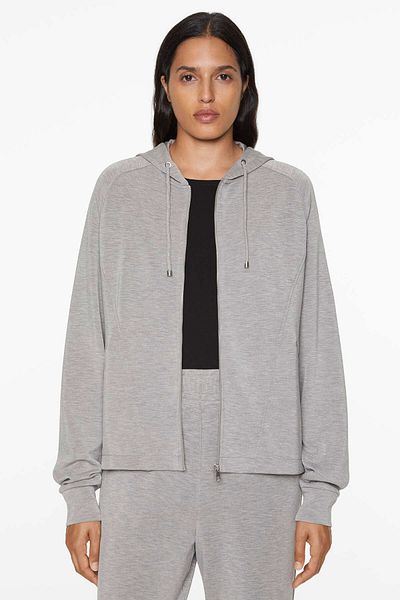 Oysho Modal Knitwear Jacket with Hood