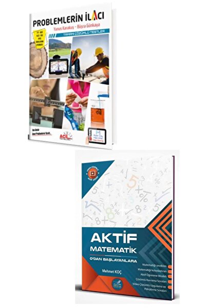 Acil Yayınları ACİL YAYINLARI PROBLEMLERİN İLACI+AKTİF MATEMATİK SETİ