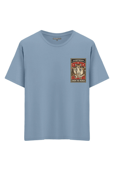 Mounte Bianca Unisex Svi su znali tu reč - Oversize kroj T-shirt