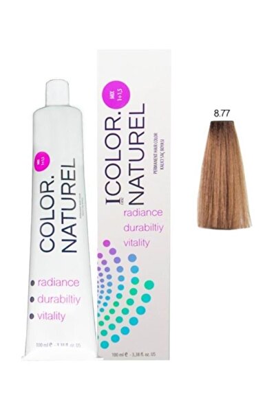 Color Naturel 8.77 Karamel Kalıcı Saç Boyası 100 ml