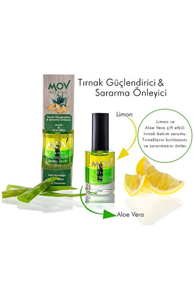 MOV Tırnak Güçlendirici Ve Sararma Önleyici