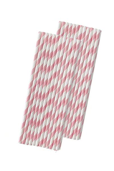 parti pera 24 Adet Kağıt Pipet , Karton Pipet