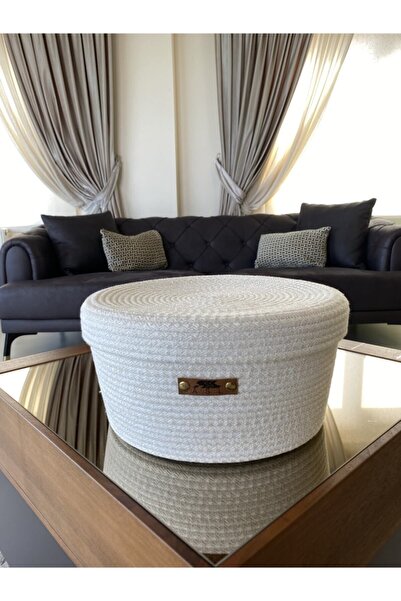 ASL CONCEPT 29x14 سلة مستديرة إكرو مع غطاء