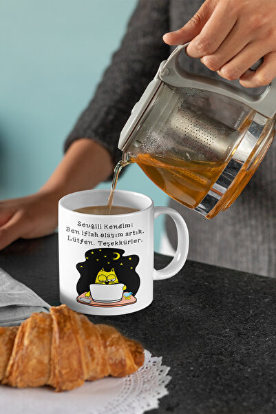 qoeuyl boutique Dear Myself - I'm a Welfare Printed Funny Gift Mug
