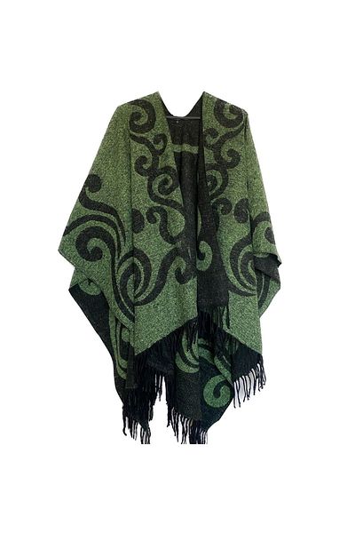 Forum Fashion Keel Patterned Poncho