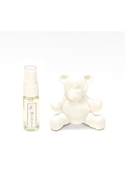 Missi Ekru Ayıcık Taşlı Oud Araba/Araç Kokusu (20 ml esans ile birlikte)