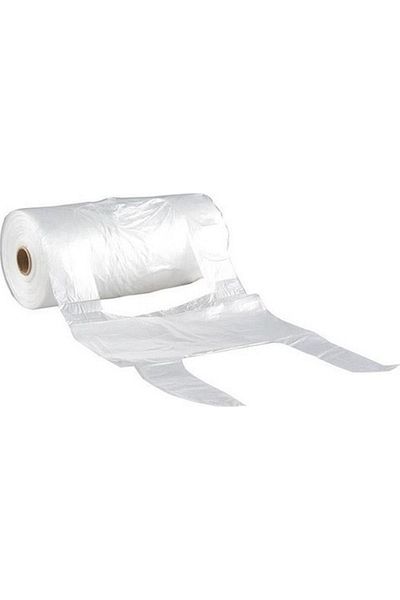 PartyMarty Small Size Roll Market Grocery Bags 200 Pcs Clear Color Fruit Vegetable Bags