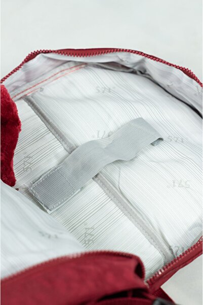 İMAKS 571 Krinkıl / Klinkır Водонепроникний Легкий Багатокімнатний Середній Шкільний, Спортивний, Рюкзак Бордовий/Червоний 3D