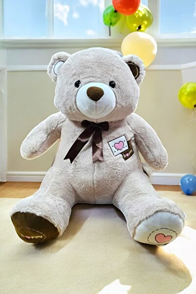 hey me: lisa Sevimli Kahverengi Peluş 90 cm Ayı Oyuncak Ayıcık En Güzel Hediy...