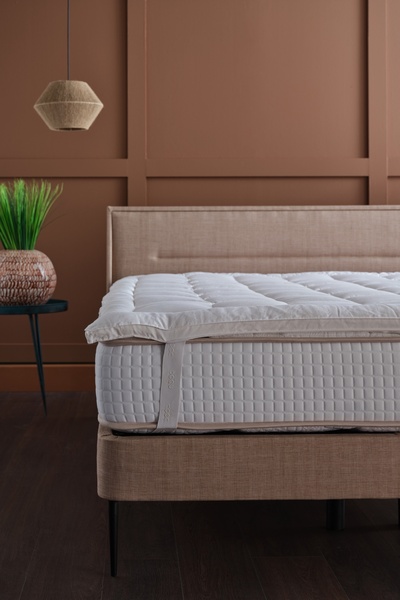 Bamboo Mattress Pad White - 150 x 200 cm
