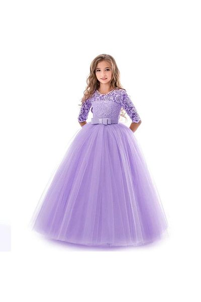 Mashotrend Lace Evening Dress - Tarlantan Children's Dress - Lace Dress - Graduation Dress