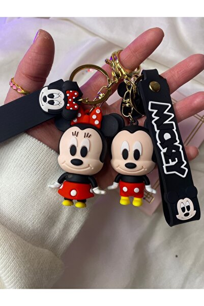 MICKEY mouse ve minnie mouse , 2 ADET çift anahtarlığı hediyelik ürünler
