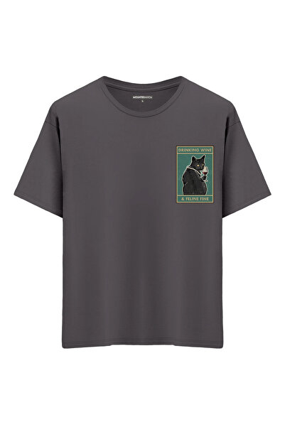 Mounte Bianca Unisex Feeline Fine - Oversize kroj T-shirt