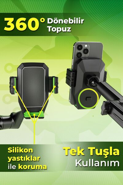 Qozie Tır/otobüs/kamyon/otomobil Büyük Uzayabilir Telefon Tutucu