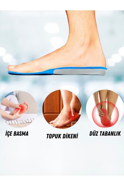 MagicFoot Reliefsupport Doğru Duruş Tabanlığı - Topuk Dikeni - Düz Tabanlık Ve Içe Basma Sorunları Önleyici