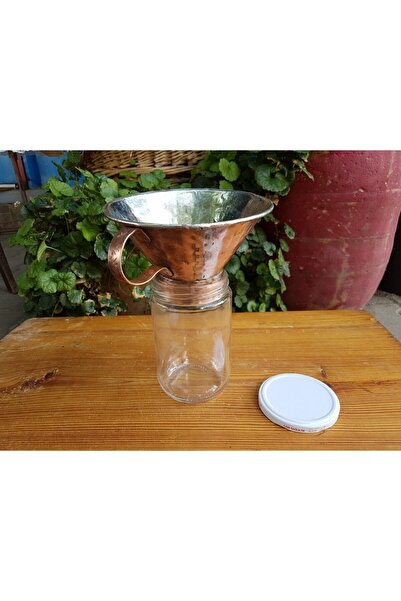 BEGÜLDAN Bakır El Yapımı Kavanoz Hunisi Beg_2800