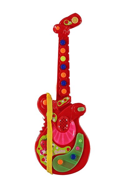 Numaca Oyuncak Gitar- Müzikli Gitar - Eğitici Oyuncak - Sesli Işıklı Gitar - ...