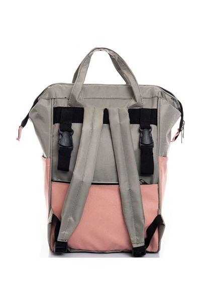 USF Baby Care Bag Mother Baby Care Backpack (czi) Grey-pink