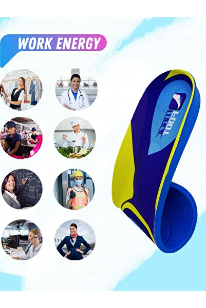 MagicFoot WorkEnergy İş Tabanlığı - Ortopedik Tabanlık -Uzun Süreler Ayakta Çalışanlar - Ayakkabı içi tabanlık