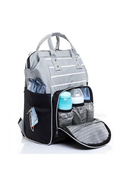 USF Baby Care Bag Mother Baby Care Backpack (czi) Grey-black