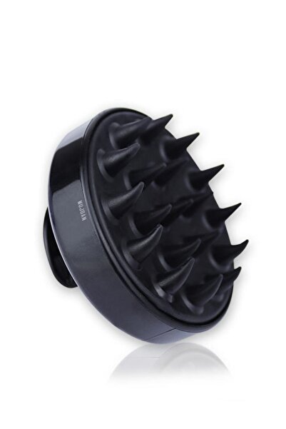 MUJGAN Silicone Multi-Purpose Massage Comb Black