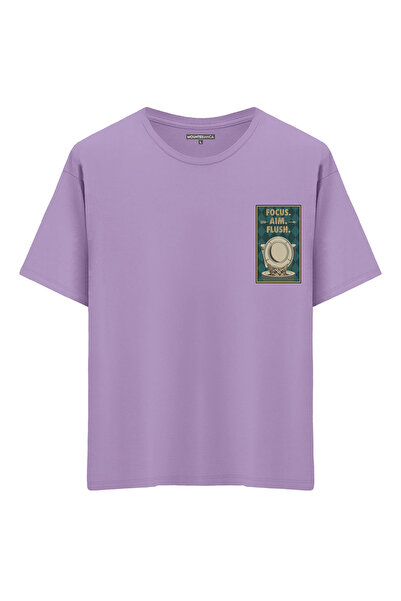 Mounte Bianca Unisex Focus Aim Flush - Oversize kroj T-shirt