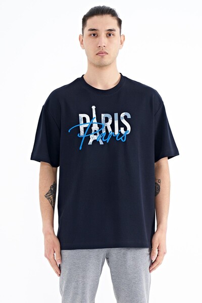 TOMMY LIFE Чоловіча футболка Oversize - 88223