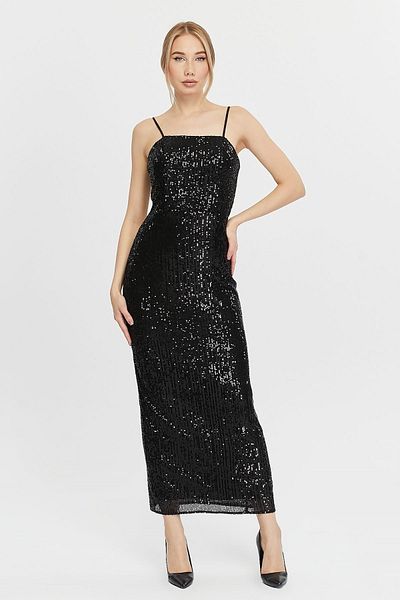 Asees Graduation and Women's Evening Dress - Sequined Strap Dress