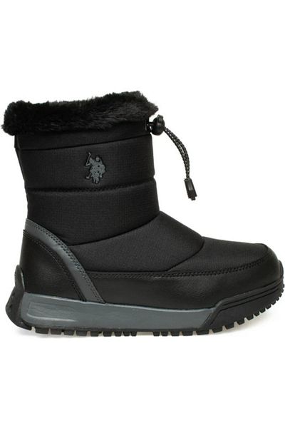 U.S. Polo Assn. Rainy Jr 3pr Kids Unisex Boots-black