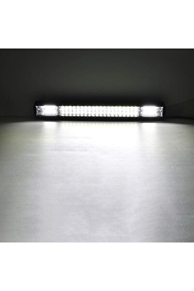 C9 Off Road 3 Sıra 270w Çift Modlu Led Lamba Beyaz Ve Turuncu Flaşlı 56 Cm 3030 Cree Led
