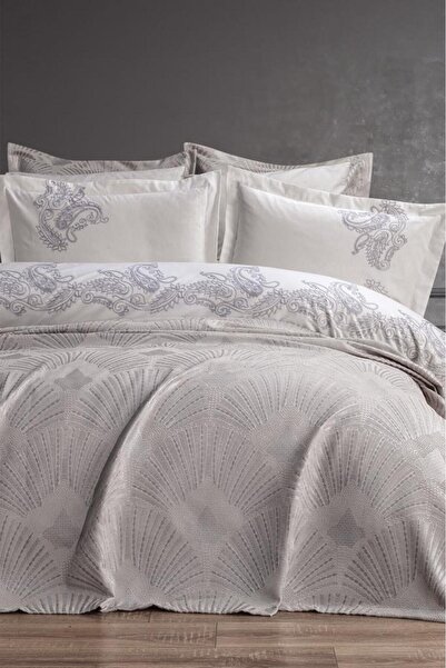 Çeyiz Diyarı طقم زفاف بيج - 7 قطع Firdevs