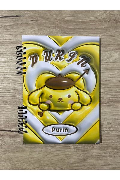Cuppy Box Sanrio Purin A5 Size Notebook 50 Sheets, 1 Sheet Bonus Matte Sticker