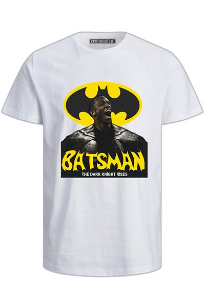 Efendioğlu Design Tricou bărbați din bumbac - IMPRIMAT BATSMAN