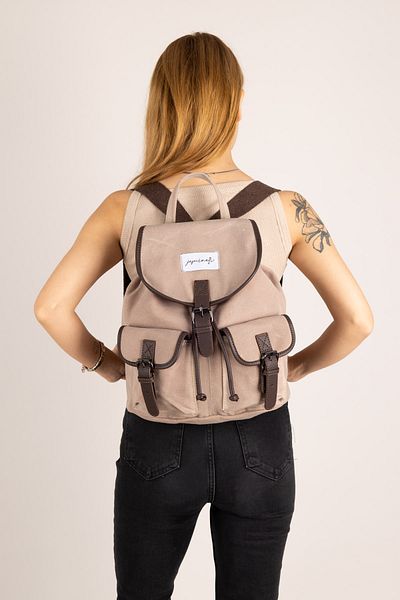 Getcho Γυναικείο σακίδιο πλάτης Alero Genuine Rölaks Leather
