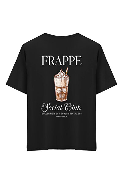 Mounte Bianca Unisex frappe - Oversize kroj T-shirt